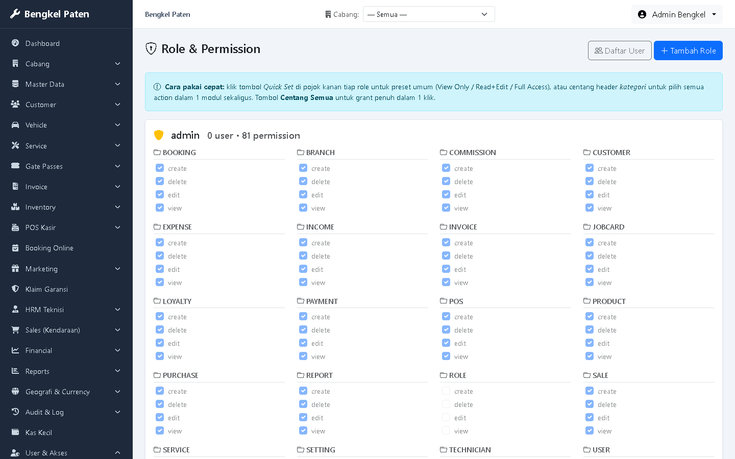 Roles & Access