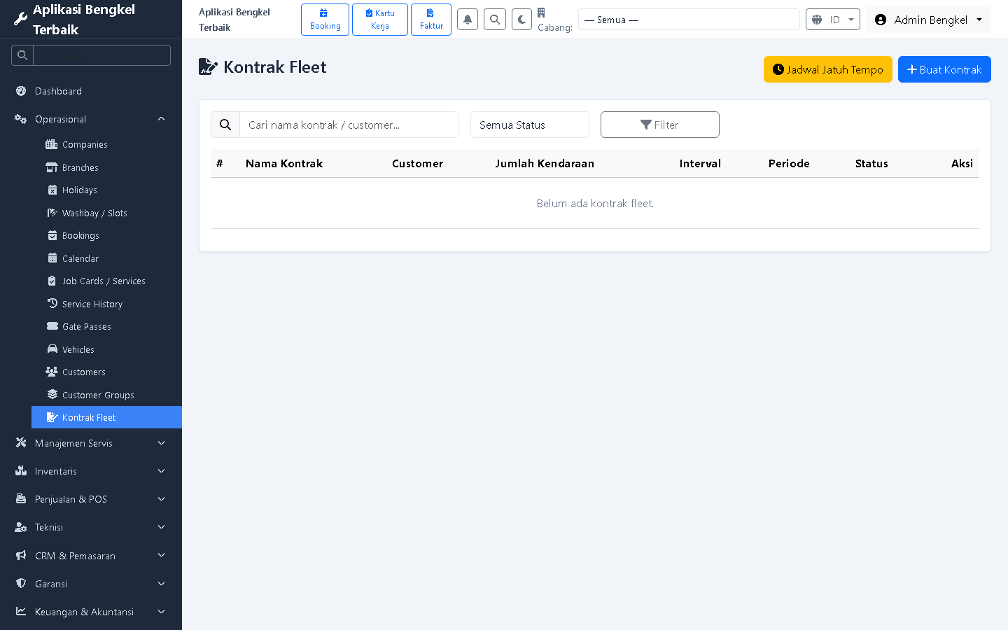 Fleet Contracts